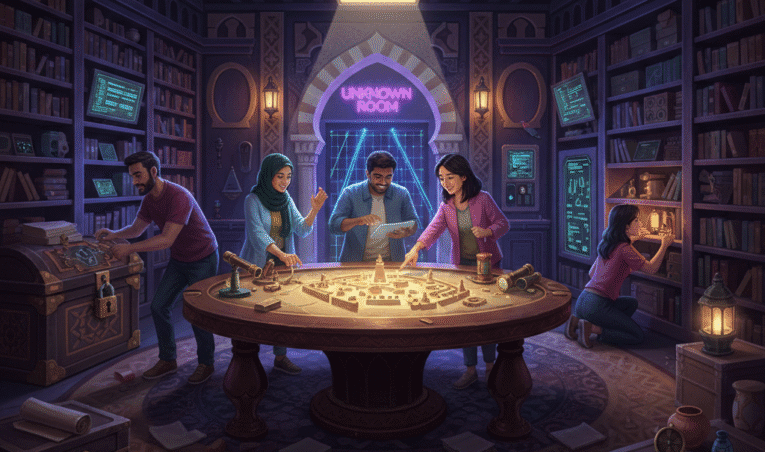 أفضل غرف الهروب في الرياض والخبر: مغامرة لا تُنسى مع Unknown Room